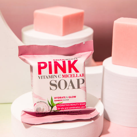 Snail White PINK VITAMIN C MICELLAR SOAP