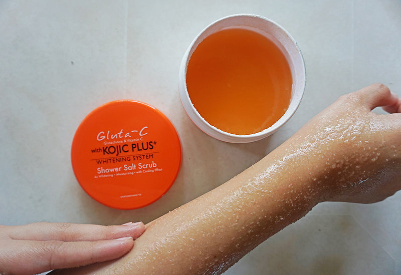 Gluta C Kojic Plus+ Shower Salt Scrub  Dea's Kitchen and Pinoy Delicacies