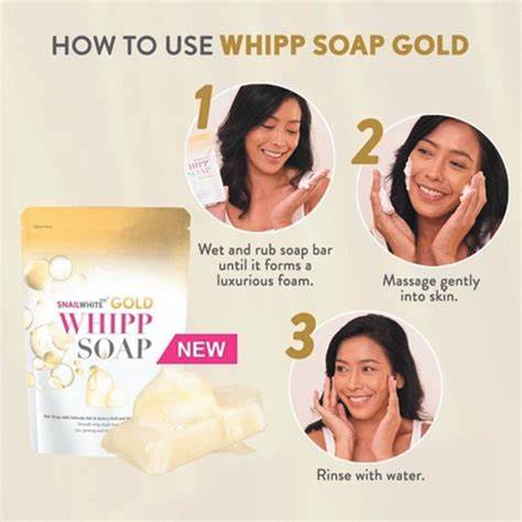 Snail White GOLD Whipp Soap
