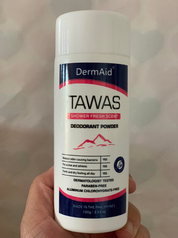 DERMAID Tawas Shower Fresh Scent Powder 100g