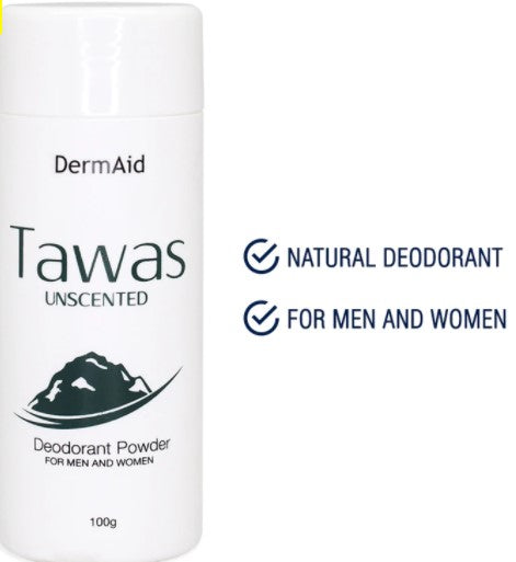 DERMAID Tawas Unscented Powder 100g