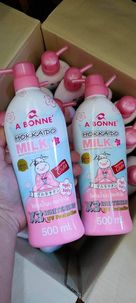 ABonne Hokkaido Milk Whitening Lotion 500 mL