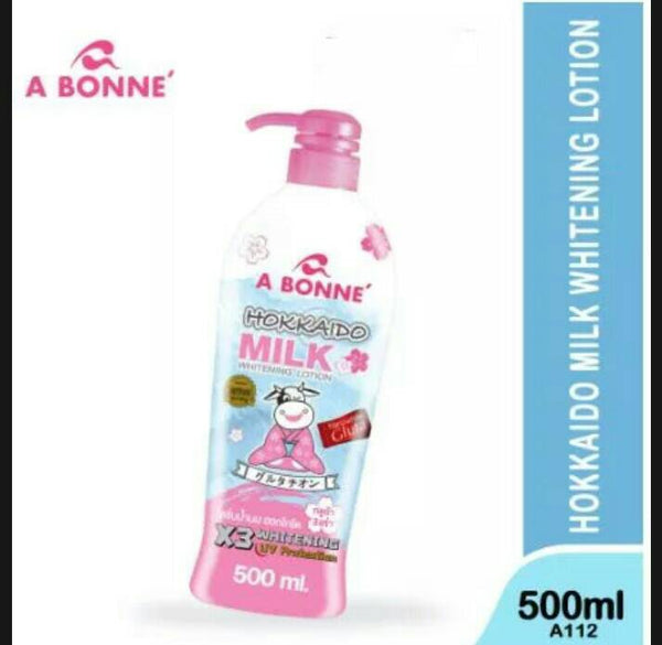 ABonne Hokkaido Milk Whitening Lotion 500 mL