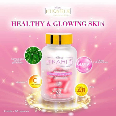 Hikari Whitening Glutathione 60 Capsules