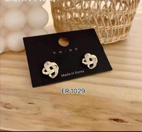 Korean Gold Fashion Earrings