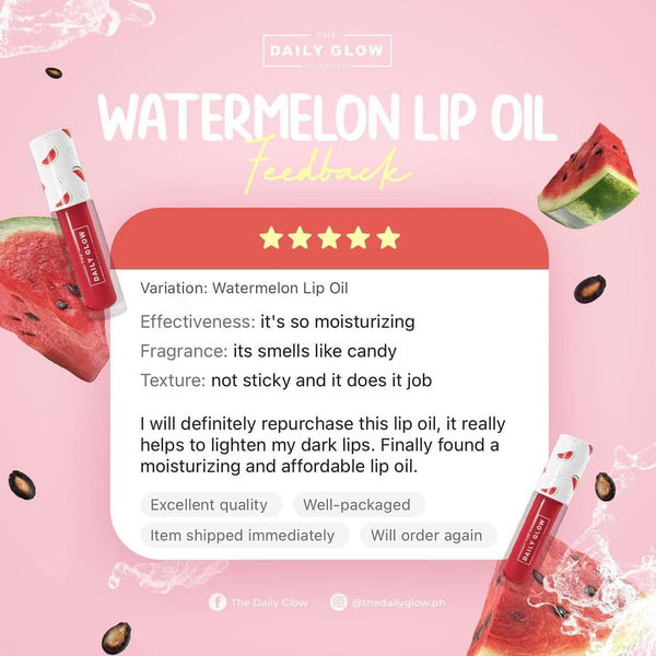 The Daily Glow Watermelon Lip Oil