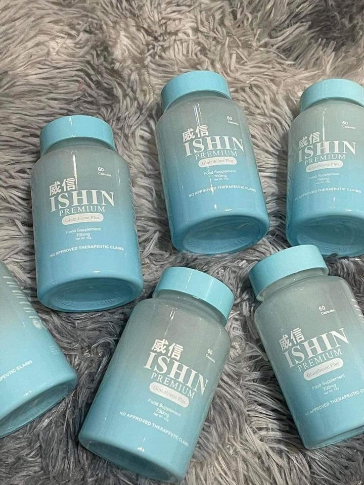 glutathione injections intramuscular or subcutaneous ISHIN Glutathione White Japan Formula 10x Whitening Pearl White 60 Capsules  Vitamin C Ishin Curves Glutathione Collagen main image 0