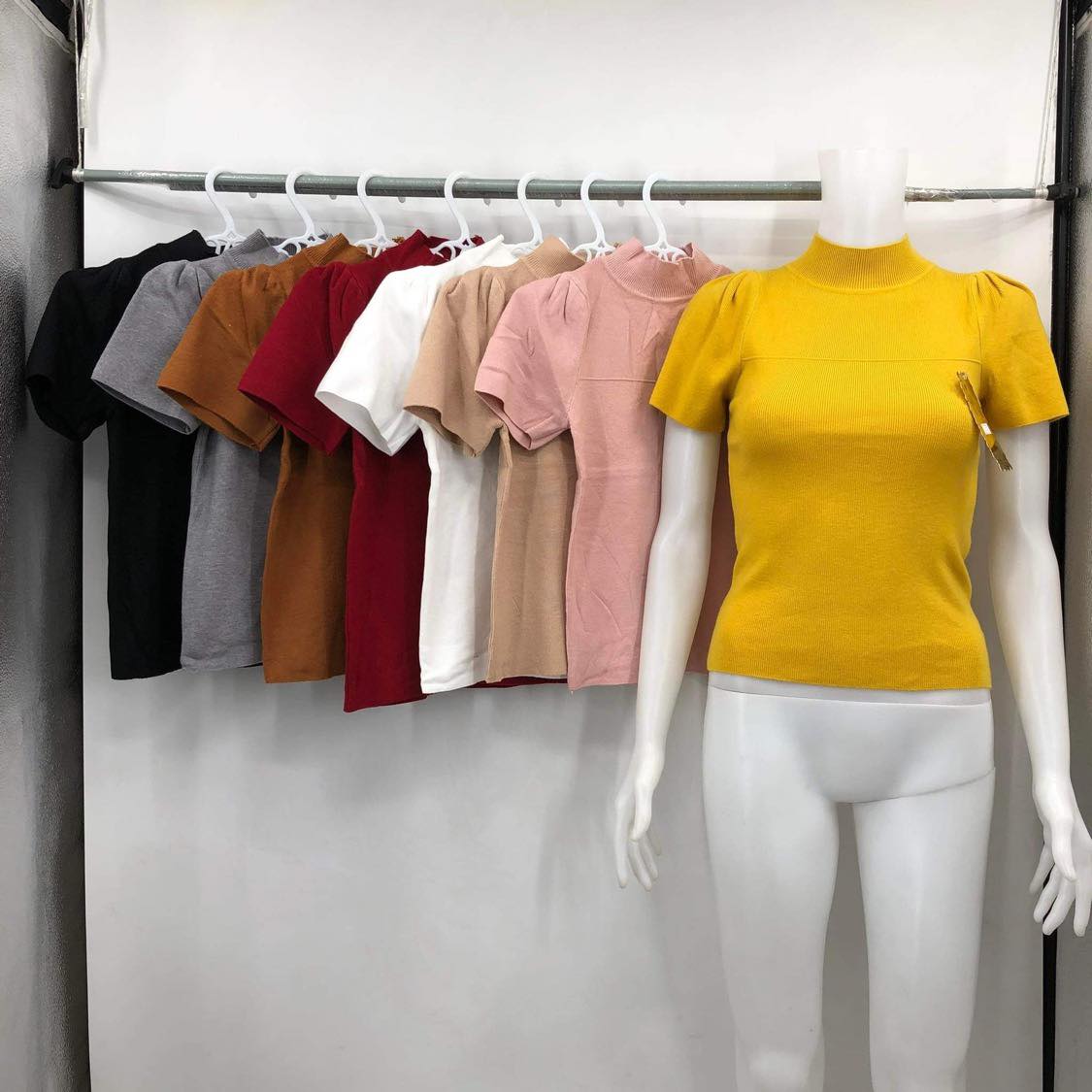MELISSA Premium Quality Bangkok Knitted Top (Color: Nude)
