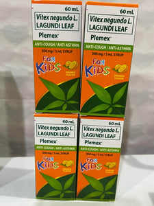 Plemex Lagundi for Kids Orange Flavor (60mL)