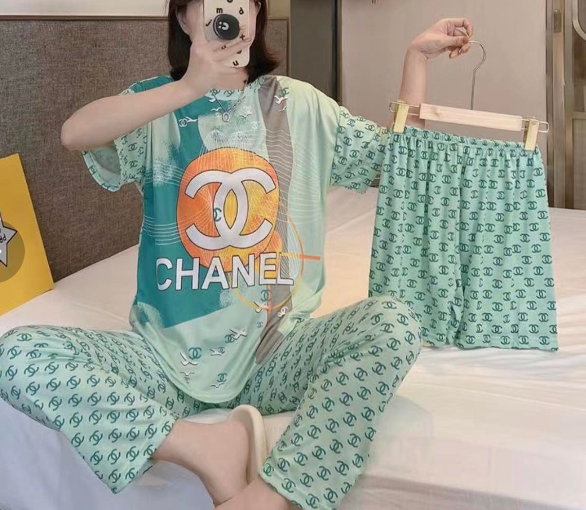 LEILA 3in1 Terno Pajama Set (Korean Sleepwear)