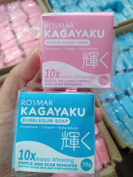 Rosmar Kagayaku Bubble Gum Soap (Blue)