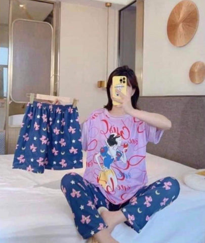 LEILA 3in1 Terno Pajama Set (Korean Sleepwear)