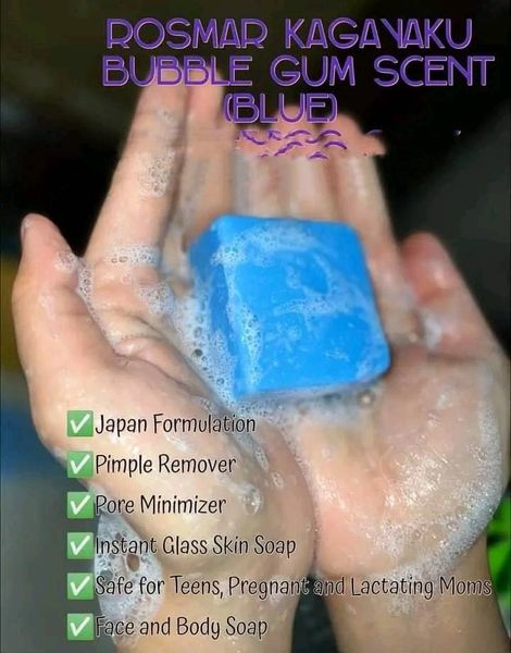 Rosmar Kagayaku Bubble Gum Soap (Blue)