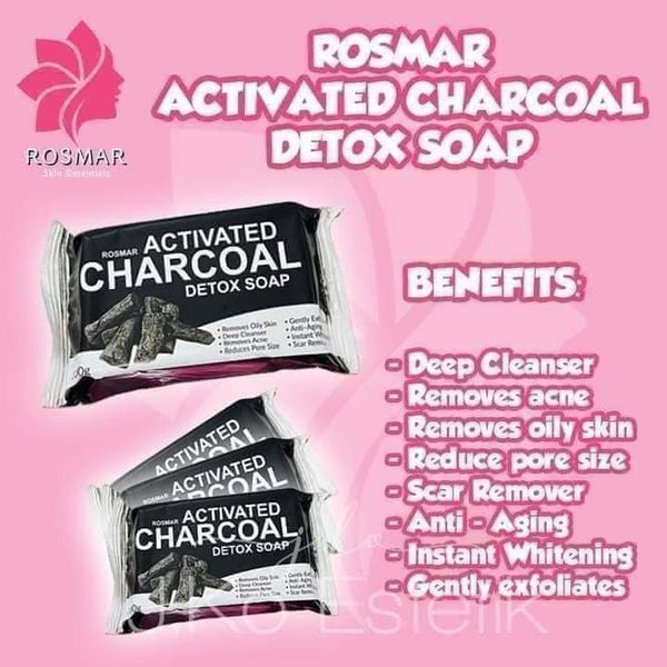 Rosmar Activated Charcoal Detox Soap