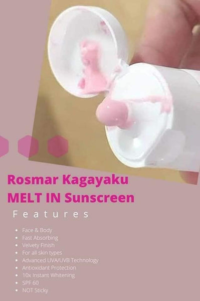 Rosmar Kagayaku Strawberry Milk Melt Sunscreen SPF 60++