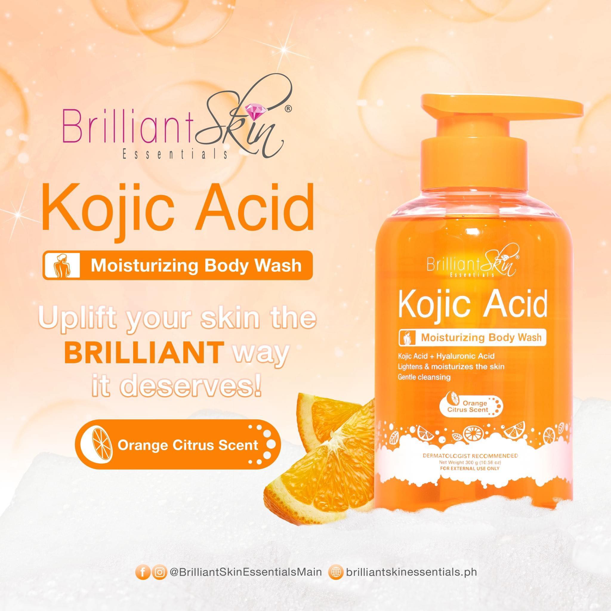 Brilliant Skin Kojic Acid Moisturizing Body Wash