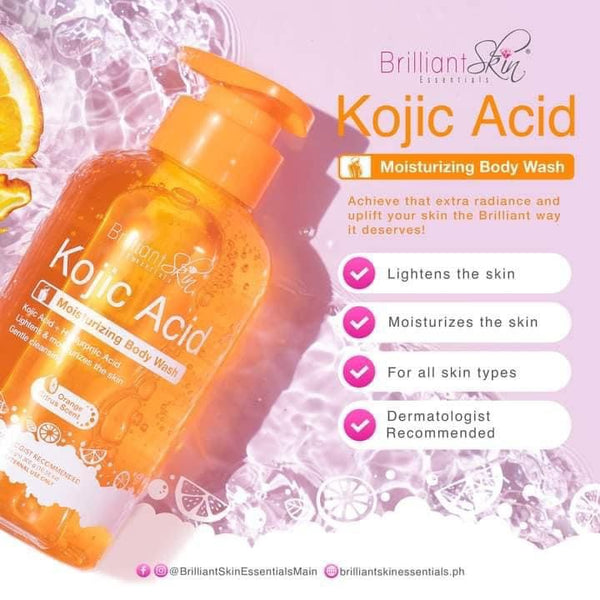 Brilliant Skin Kojic Acid Moisturizing Body Wash