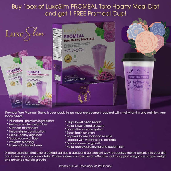 Luxe Slim Promeal Taro Hearty Meal Diet