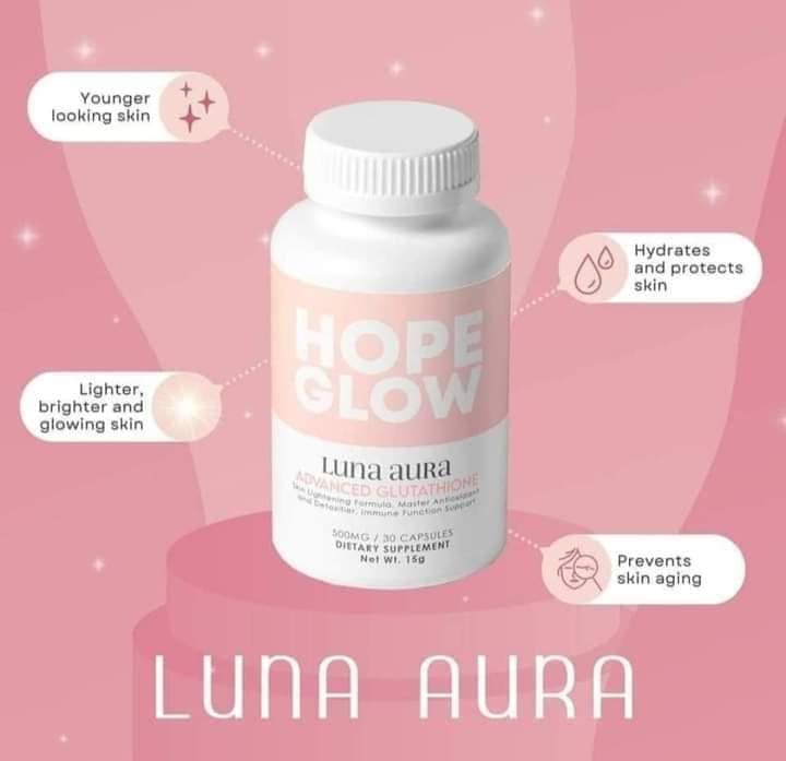 Hope Glow Luna Aura Glutathione 30 Capsules