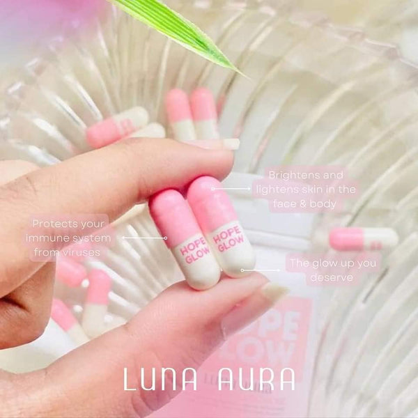 Hope Glow Luna Aura Glutathione 30 Capsules