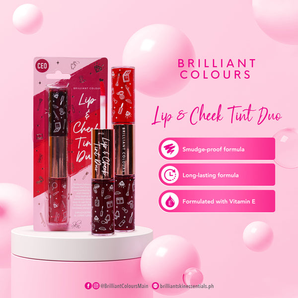 Brilliant Lip & Cheek Tint Blooming CEO Duo