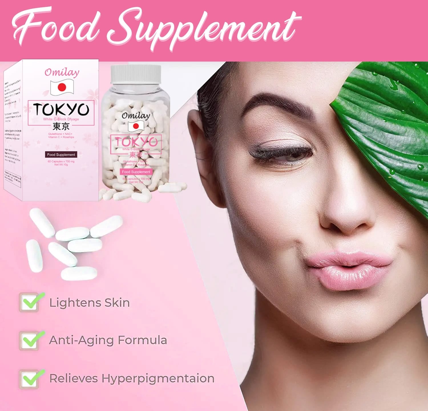 Omilay Tokyo Glutathione Capsules  Dea's Kitchen and Pinoy Delicacies