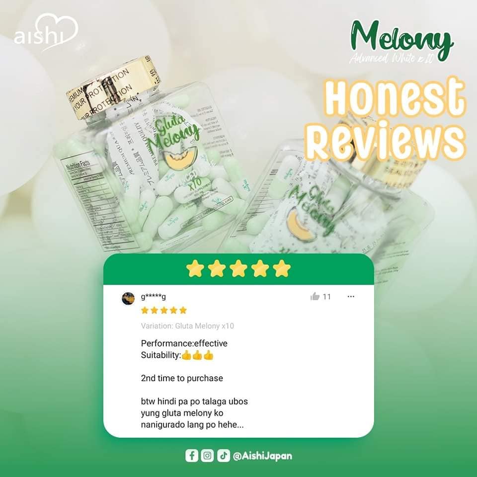 Aishi Premium Gluta Melony Advanced White Capsules – Dea's Kitchen and  Pinoy Delicacies