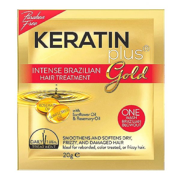 Keratin Plus Brazilian Hair Treatment (Gold) - Main Image