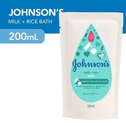 Johnsons Milk + Rice Bath 200ml