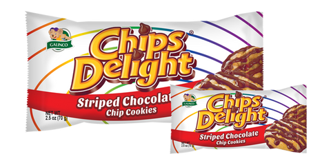Chips Delight Striped Chocolate Chip Cookies