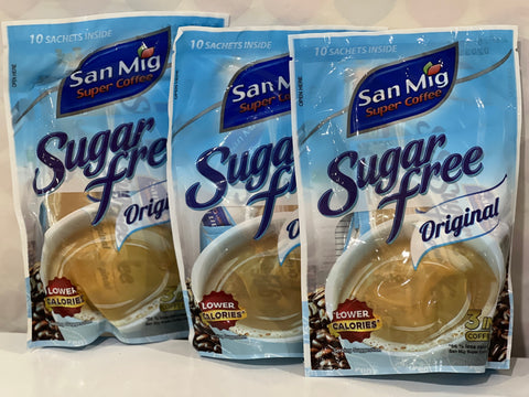 SanMig Super Coffee Sugar Free Original (10 sachets)