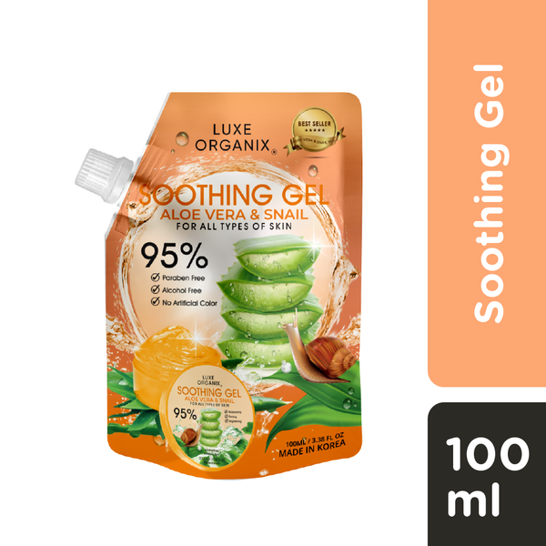 Luxe Organix Aloe Vera and Snail Soothing Gel 100 mL