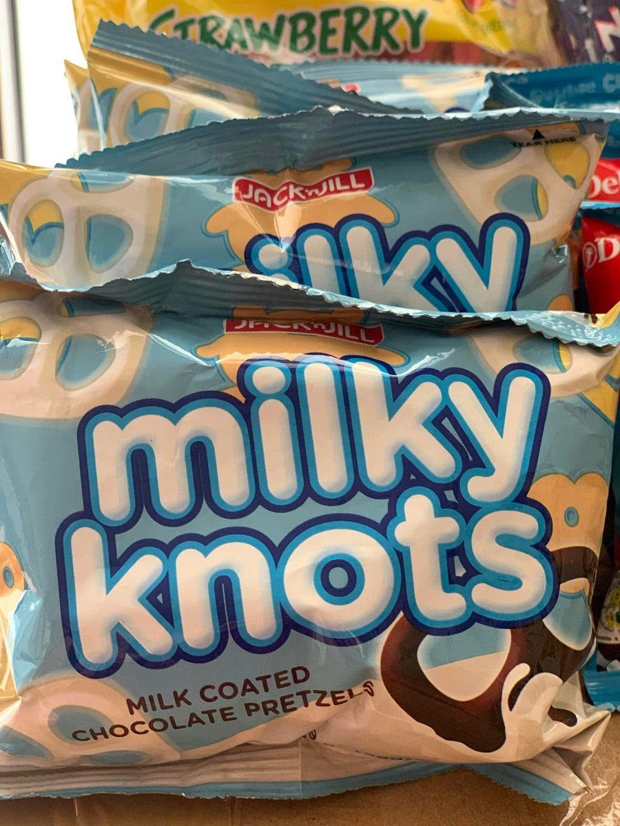 Jack 'n Jill Knots Milk Coated Chocolate Pretzels Dea's Kitchen and