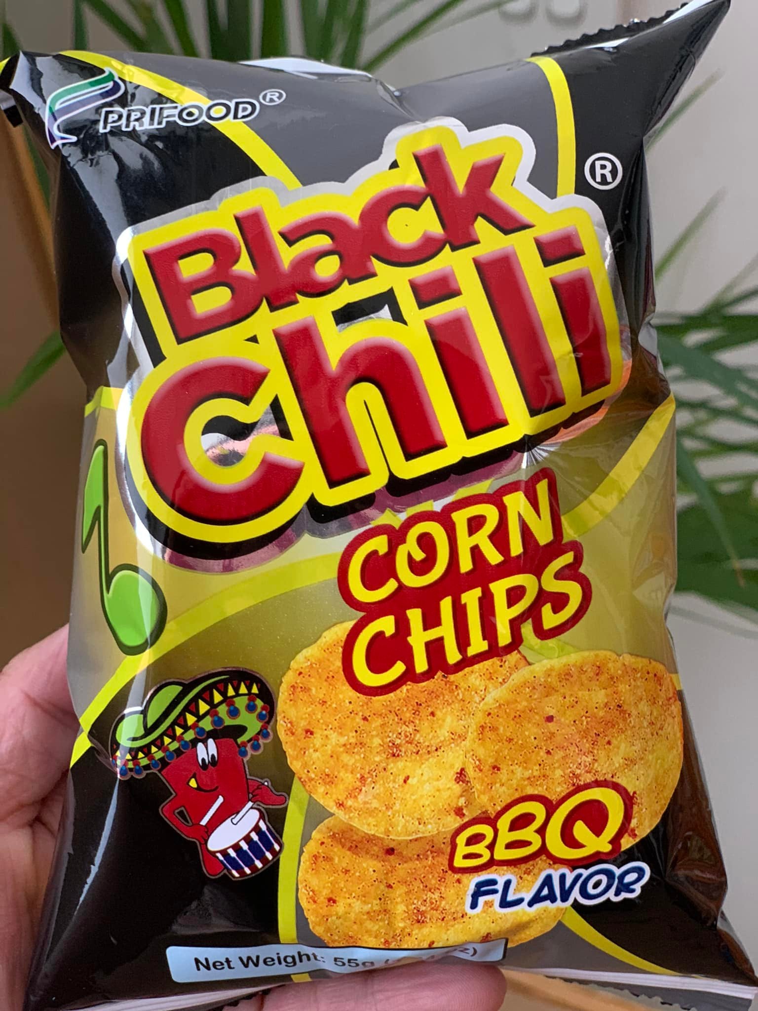 Black Chili Corn Chips