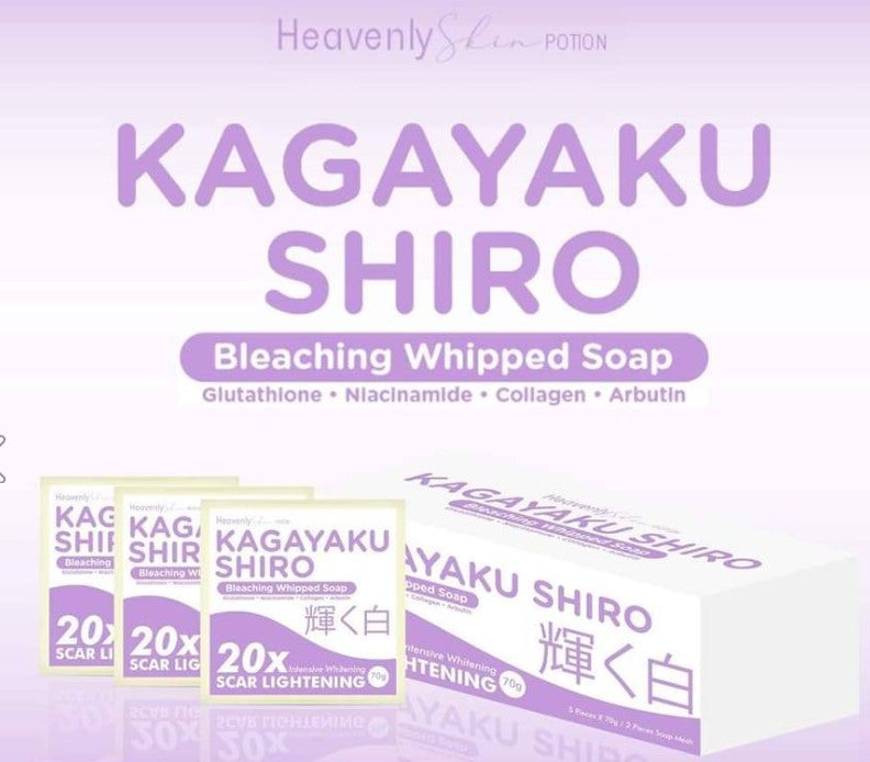 Kagayaku Shiro Bleaching Whipped Soap 20x Scar Lightening