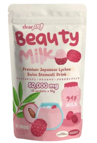 Dear Face Beauty Milk Premium Japanese Lychee Swiss Stemcell Drink