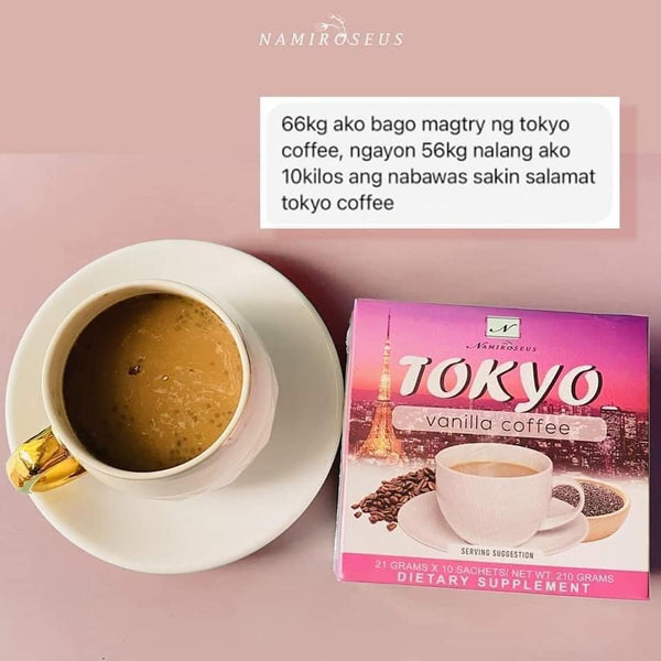 Namiroseus Tokyo VANILLA Slimming Coffee ( New Packaging )