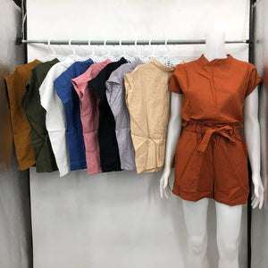 KARA COORDS SHORTS Premium Quality Coords Shorts (Color: Tan)