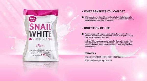 Snail White Gluta Collagen Plus Soap