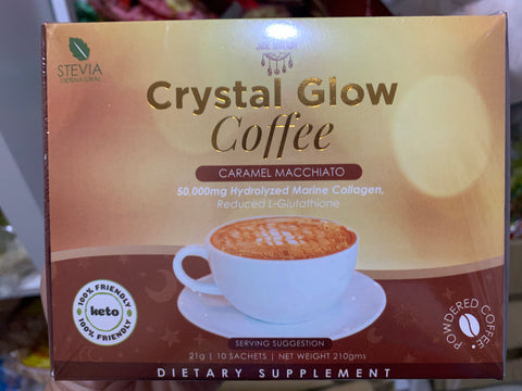 Crystal Glow Coffee Caramel Macchiato