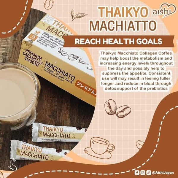 Aishi Japan Thaikyo Premium Collagen Booster Drink Macchiato