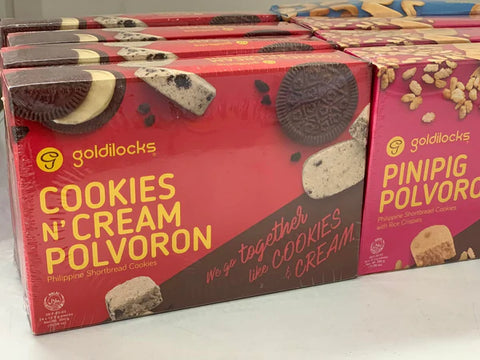 Goldilocks Cookies and Cream Polvoron In Medium Box