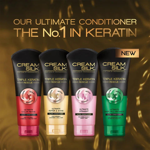 CREAMSILK Triple Keratin Rescue Conditioner Ultimate Straight