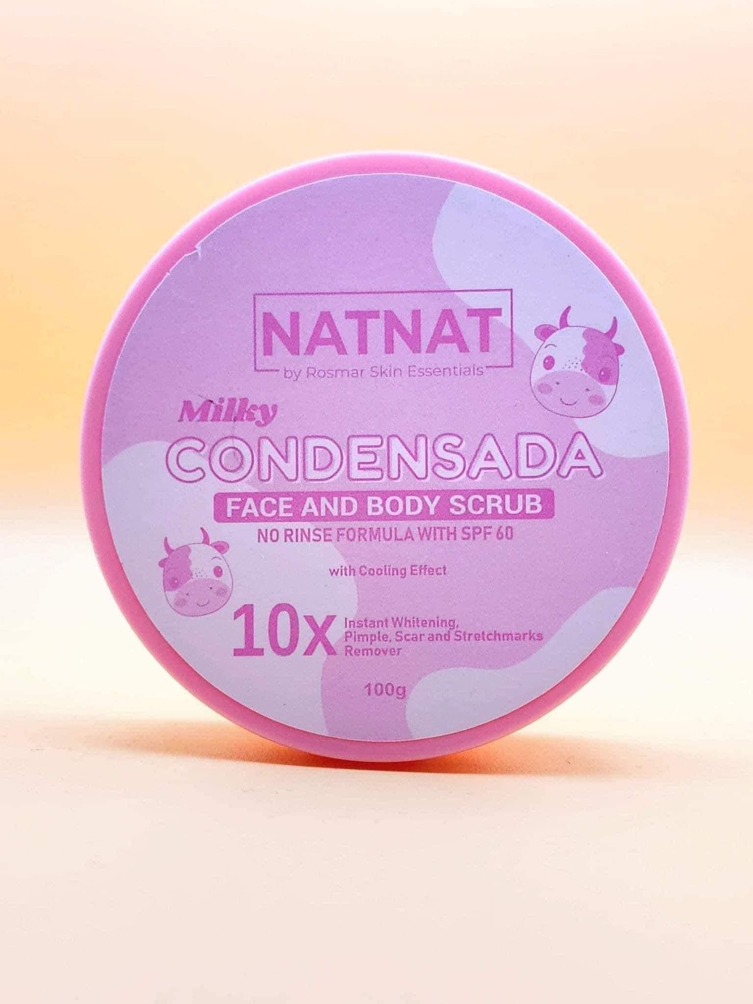 NAT NAT by Rosmar  Milky Condensada Face and Body Scrub