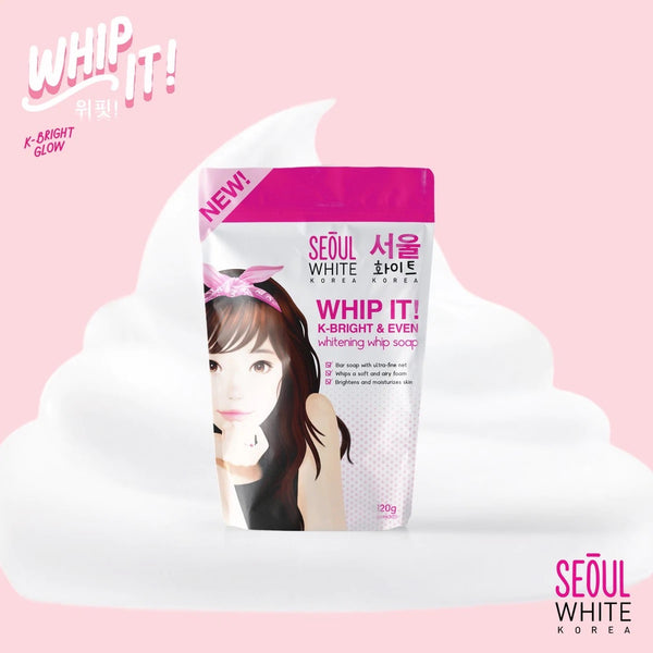 SEOUL WHITE Whip It! Whitening Whip Soap 120g