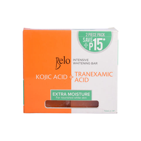 BELO Kojic Acid + Tranexamic Acid Extra Moisture Soap 65g 2pcs