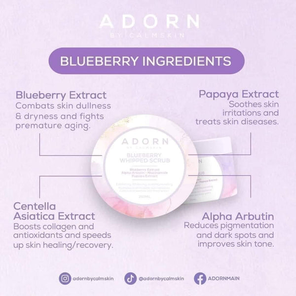 Adorn by Calmskin Blueberry Whipped Scrub