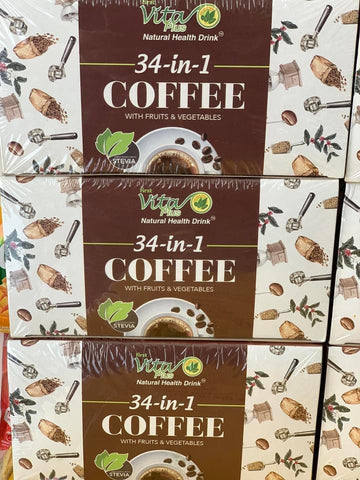 First Vita Plus Natural Health Drink 34 in 1 Coffee