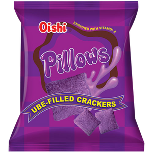 Oishi Pillows Ube Filled Crackers