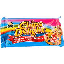 Chips Delight Rainbow Candy Cookies